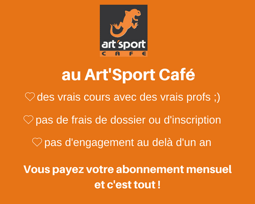 Tarifs sports Art'Sport Café