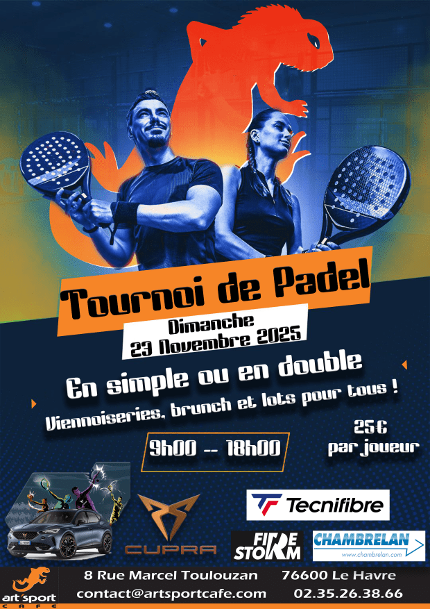 Padel Tournoi 23 Novembre 2025 Le Havre