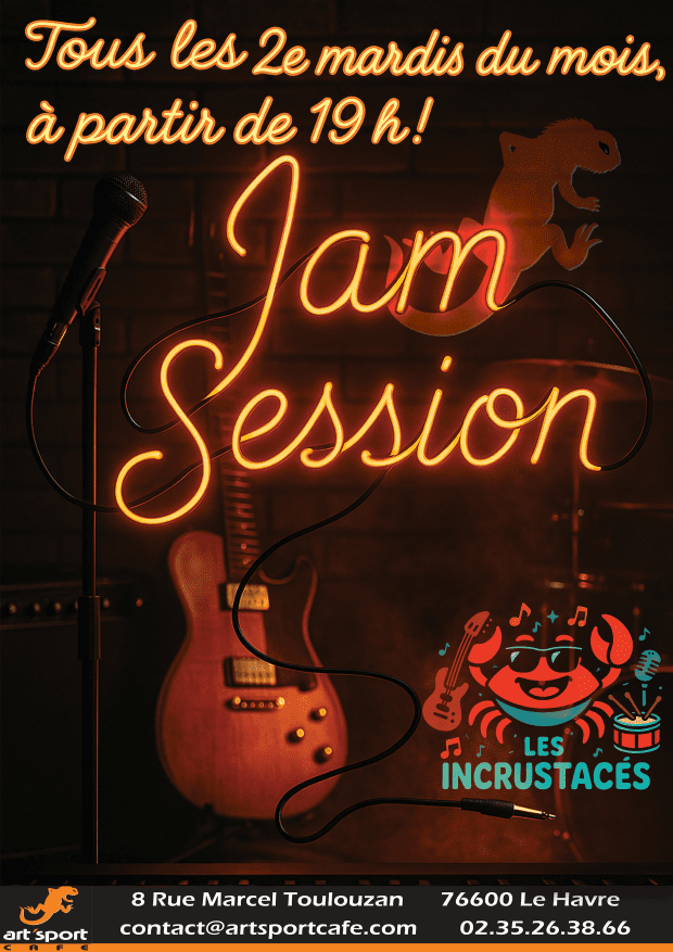Soirée JAM Art Sport Café Le havre