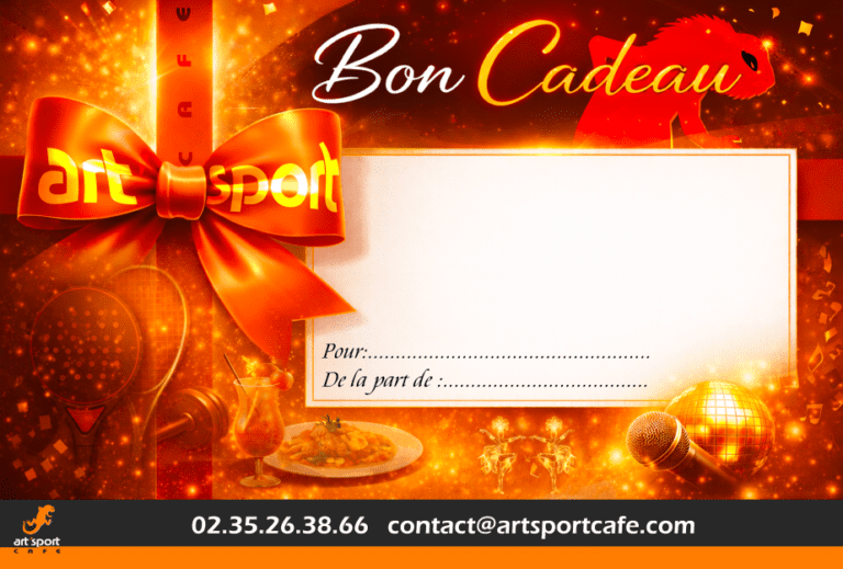 Bon Cadeau Art'Sport Café Le Havre