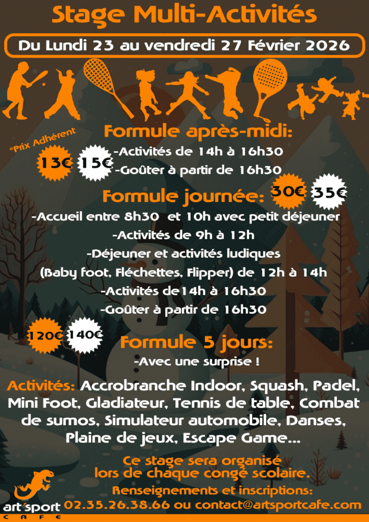 Stage multi activité février 2026