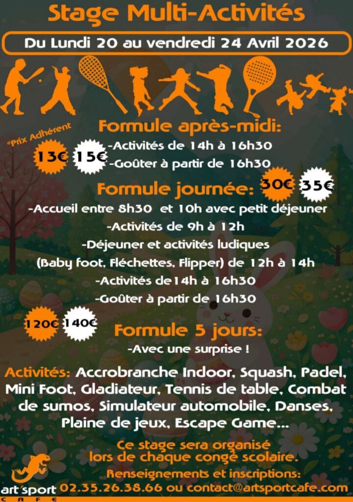 Multi activités Pâques 2026