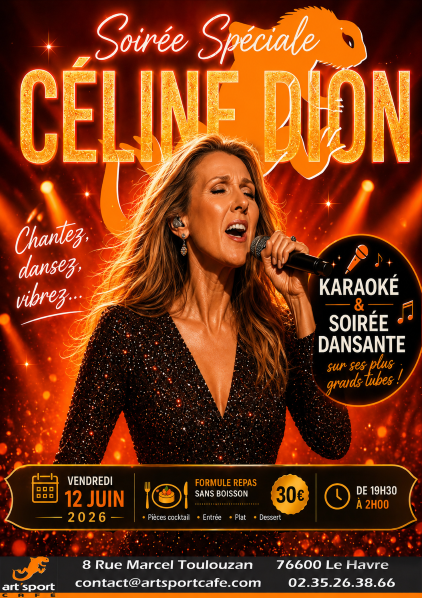 Soirée Céline Dion 12 juin 2026