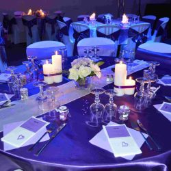 Mariage violet et blanc bis